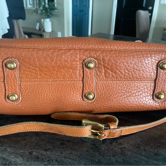 VINTAGE AUTHENTIC DOONEY & BOURKE Leather Top Handle Convertible Bag - Picture 8 of 14